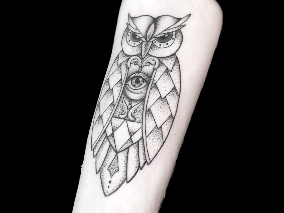 Owl tattoo design :: Behance
