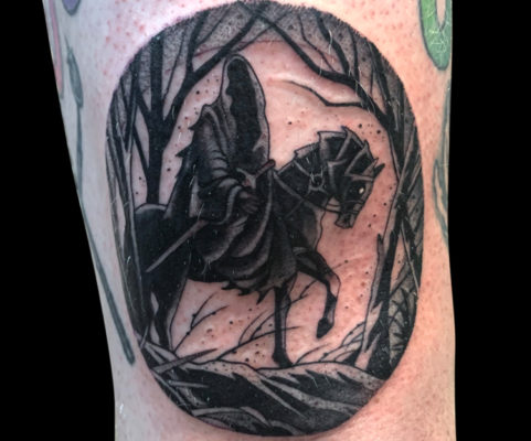 Horseman Tattoo Ideas | TattoosAI